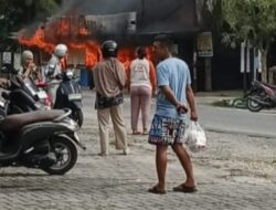Kebakaran Hebat di Jalan Melur, Tiga Rumah Ludes dan Satu Warga Tewas Terpanggang