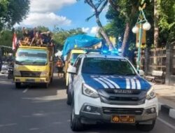 KOMMARI Geruduk Kejati Riau, Polresta Pekanbaru Kawal Aksi dengan Pendekatan Humanis