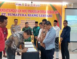 SRL MoU Cegah Karhutla di Tiga Desa di Rangsang