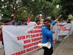 Demo di BPN Pekanbaru, Mahasiswa Minta Penertiban HGU PT Salim Ivomas