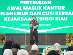 Usai Libur Lebaran, Kajati Riau Tekankan Pelayanan Prima dan Soliditas