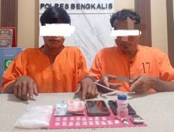 Polsek Pinggir Amankan 19 Paket Sabu dan Dua Pelaku
