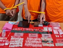 Terbongkar! Polisi Gerebek Kontrakan di Kuansing, Sita 102 Gram Sabu dan 14 Ekstasi