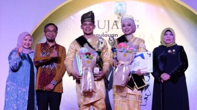 Muhammad Fazya dan Halda Mirsyanda Dinobatkan sebagai Bujang Dara Meranti 2026